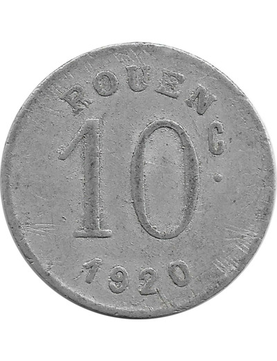 76 SEINE MARITIME - ROUEN 10 CENTIMES 1920 TTB