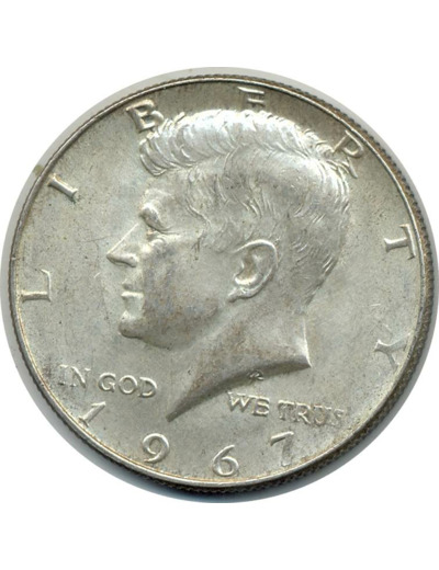 AMERIQUE (U.S.A) 1/2 DOLLAR 1967 KENNEDY SUP- (W 202a)