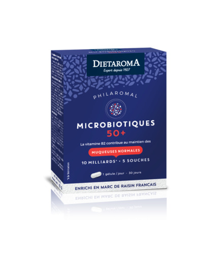 Philaromal microbiotiques 50+-30 gélules-Dietaroma