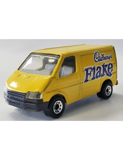 FORD TRANSIT 1986 CADBURY FLAKE MATCHBOX 1/63 SANS BOITE