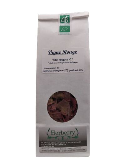 Vigne rouge pour tisanes-20g-Herberry