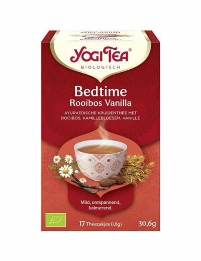 TISANE AYURVEDA ROOIBOS VANILLE 17X1,8G Yogi Tea