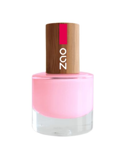Vernis à ongles Bio - 654 Rose bonbon- 8 ml - Zao Make-up