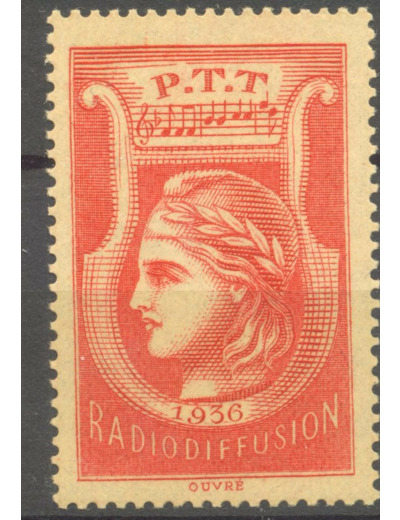 FRANCE RADIODIFFUSION 1936 YVERT 2 NEUF