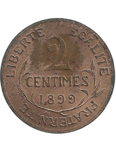 FRANCE 2 CENTIMES DUPUIS 1899 SUP