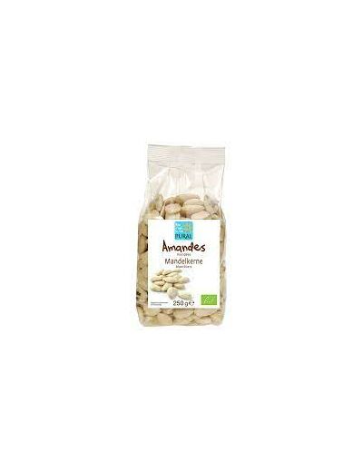 Amandes mondées Bio-250g-Pural