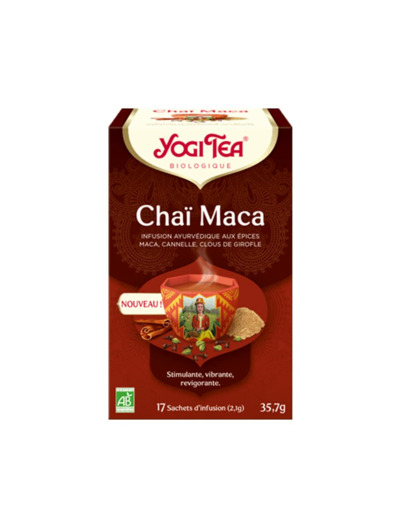 Tisane chaï maca 17x2.1g Yogi Tea