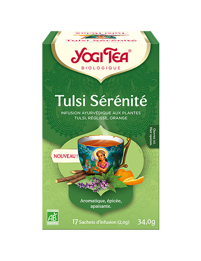 Infusion Tulsi sérénité-17 sachets-Yogi Tea