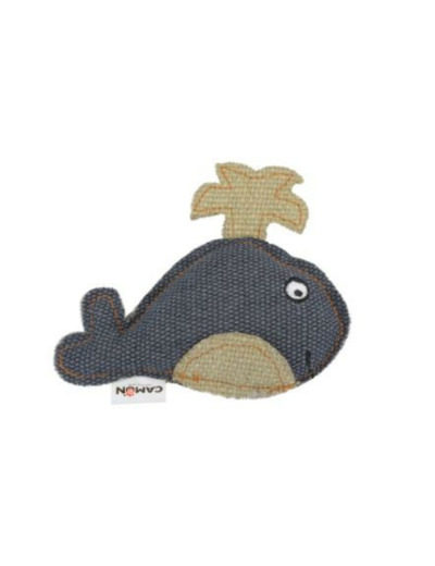 Jouet baleine en jute pour chat