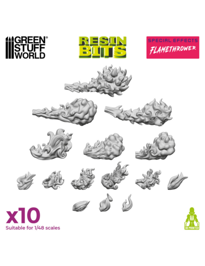 Resin Bits - Lance-Flammes
