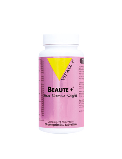 Beauté Plus-peau cheveux et ongles-60 comprimés-Vit'all+