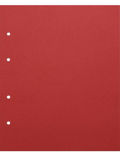 INTERCALAIRES ROUGES  HB PAR 10 Format A4 8318R  (lindner)