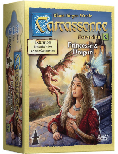 Carcassonne - extension 3 Princesse et Dragon