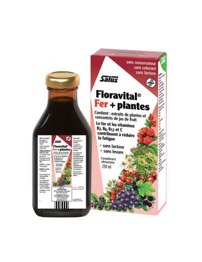 Floradix Floravital, Déficit en fer 250ml