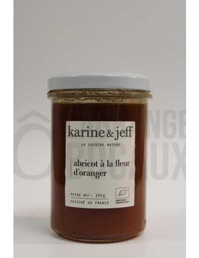 Confiture d'Abricot Fleur d'Oranger - Karine & Jeff - Bio