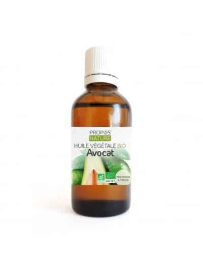 Huile végétale Avocat Bio”Persea gratissima”- Propos Nature | 50ml*