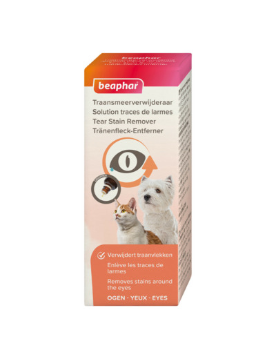 Solution contre les traces de larmes pour chien et chat - 50 ml