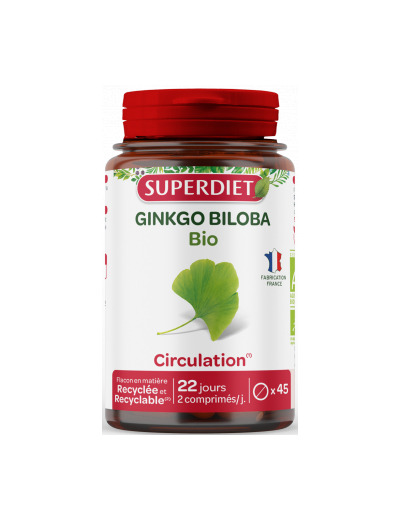 Ginkgo Biloba Bio 45 comprimés