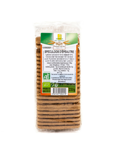 Biscuits Spéculoos d'Épeautre Bio 230g