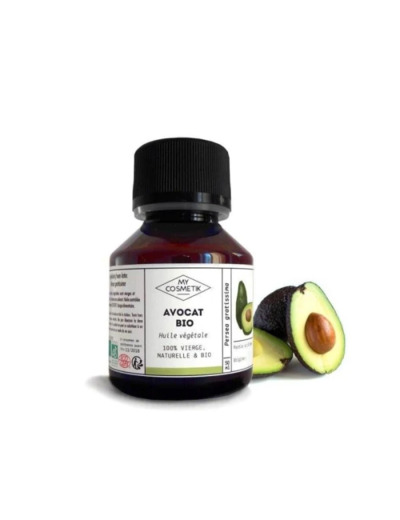 Huile végétale d’Avocat “Persea gratissima Bio – My cosmetik 100ml*