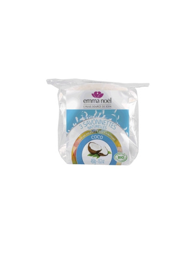 Pack 3 Savonnettes senteur Coco 3x150g