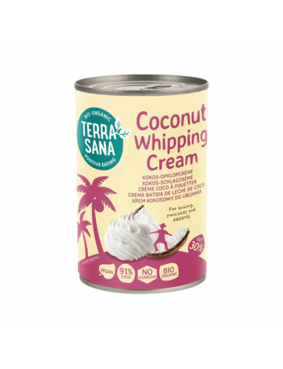 Crème Coco Bio à fouetter-400ml-TerraSana