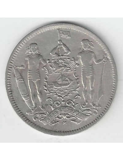 BRITISH NORTH BORNEO 2,1/2 CENTS 1903 H TTB+