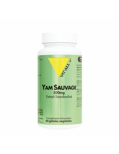 Yam Sauvage 500 mg-60 gélules-Vit'all+