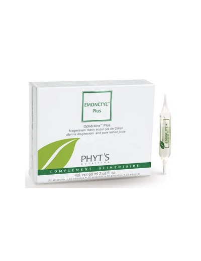 Emonctyl + Optidraine intestinal et lymphatique 20 ampoules de 3ml soit 60ml