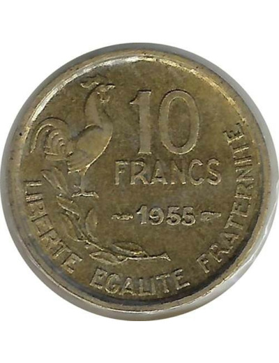 FRANCE 10 FRANCS GUIRAUD 1955 TTB+