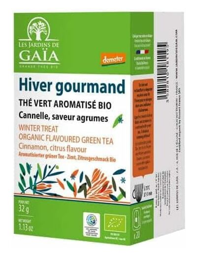 The vert hiver gourmand 20x1,6g Les Jardins de Gaïa