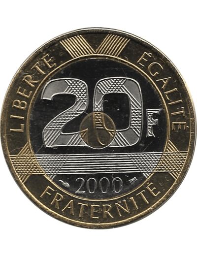 FRANCE 20 FRANCS MONT ST MICHEL 2000 BU