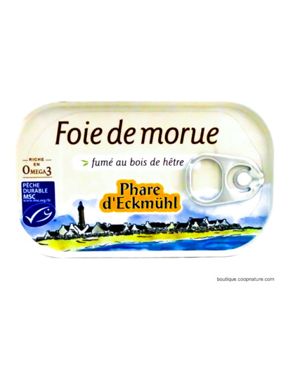 Foie de Morue Fumé au Bois de Hêtre 121g