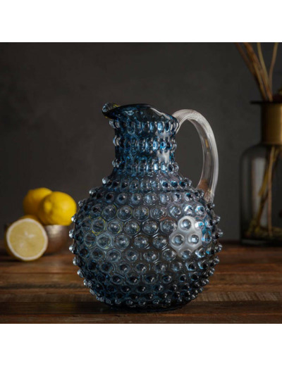 Carafe cristal ardoise pointe de diamant 2L 18x25cm