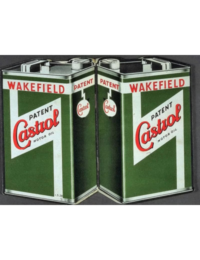 Plaque métal - Castrol Wakefielf - 50 x 70cm.