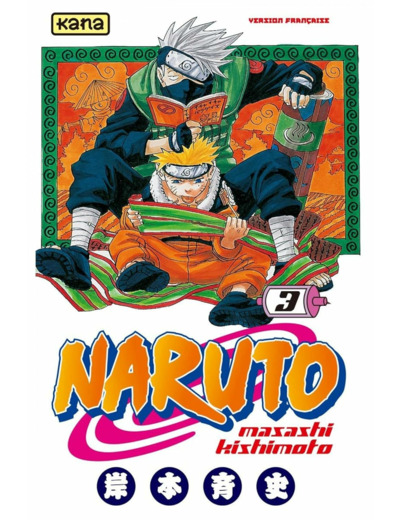 NARUTO - TOME 3 AVEC STICKER EURO