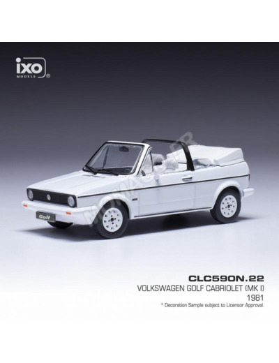 IXO CLC590N - Volkswagen Golf Cabriolet MKI 1981 - 1/43