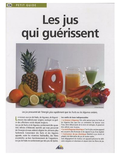 Les jus qui guérissent