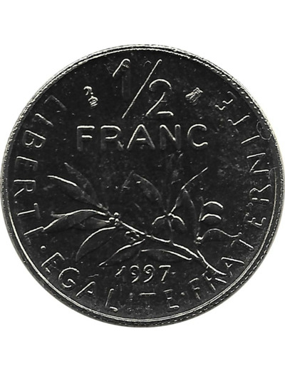 FRANCE 1/2 FRANC ROTY 1997 BU