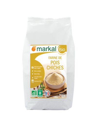 Farine de Pois Chiches Bio-500g-Markal