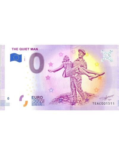 IRLANDE 2020-1 THE QUIET MAN BILLET SOUVENIR 0 EURO TOURISTIQUE  NEUF