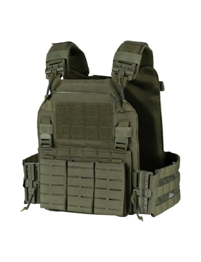 Gilet porte-plaques tactique Cordura 500D lasercut
