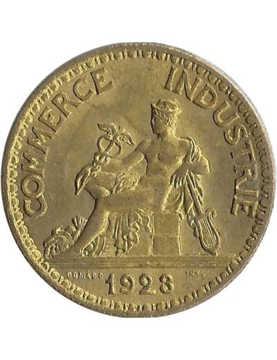 FRANCE 50 CENTIMES DOMARD 1923 SUP