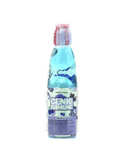 GENKI RAMUNE Limonade Japonaise Myrtille (BLUEBERRY) 200 ML