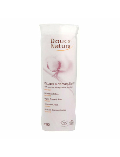 Disques à démaquiller Bio-x80-Douce nature