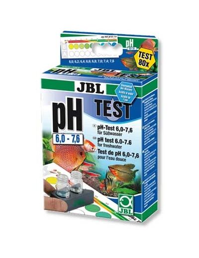 Test rapide de pH 6,0-7,6 pour eau douce - 2 tailles