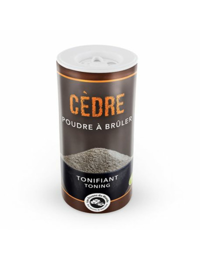 Poudre de bois de cèdre à brûler