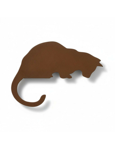 Silhouette déco chaton à poser 35x10x27cm