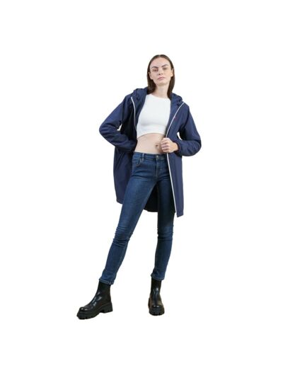 Manteau parka Flotte Pompidou Indigo