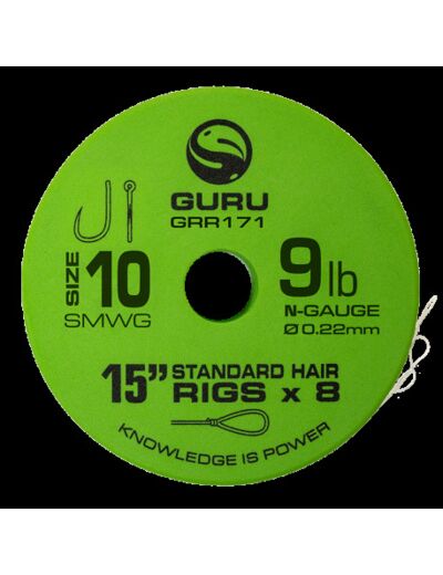 SMWG standard hair rig 15'guru